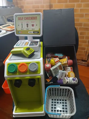 Brinquedo mini mercado completo