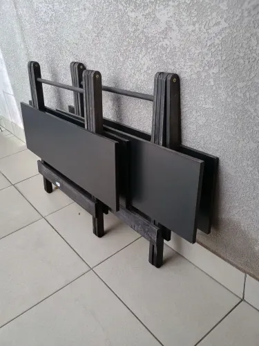 Mesa de madeira dobrável 150 reais cada