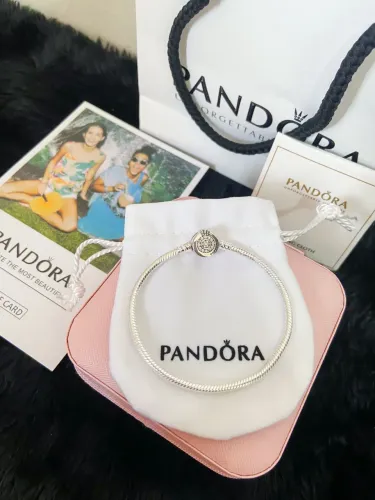 Pulseira Pandora coroa brilhante