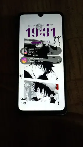 Vendo celular Samsung A06 azul semi novo