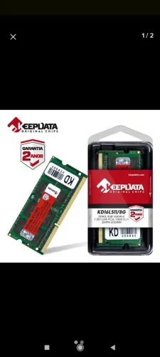 MEMÓRIA RAM PARA NOTEBOOK 8GB