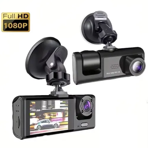 Câmera para Carro | Filmagem Veicular com 2 Câmeras 1080P Com Visão Noturna