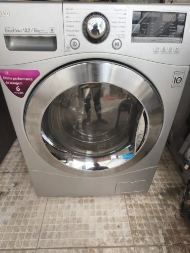 inverter 10kg inox lava e seca touch LG