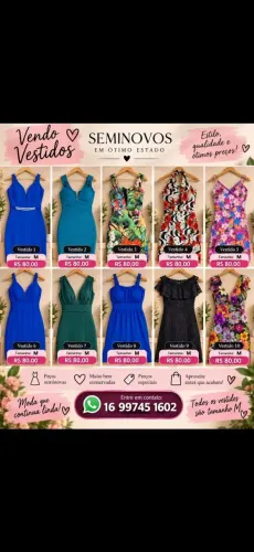 Vendo roupas lindas