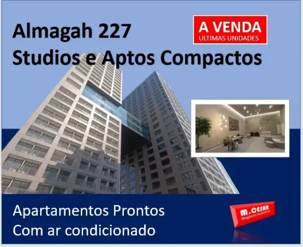 Apartamento para venda tem 26 m2 , com 1 quarto, Tatuapé SP - Almagah