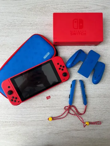 Nintendo Switch 34gb edição especial Mário desbloqueado