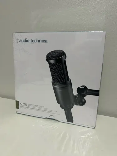 Microfone Audio-Technica AT2020 Condensador - NOVO e LACRADO