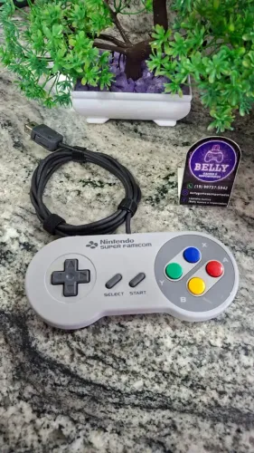 CONTROLE WII SUPER FAMICOM CLASSIC ORIGINAL - TESTADO E HIGIENIZADO