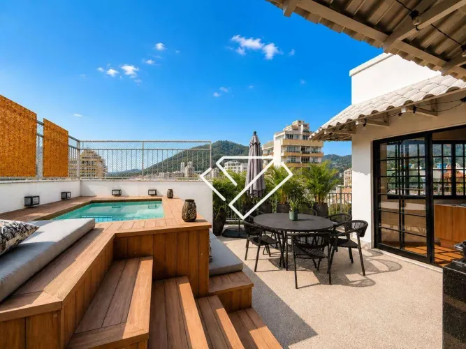 Cobertura com 5 quartos à venda, 333 m² por R$ 6.660.000 - Lagoa - Rio de Janeiro/RJ