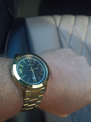 Relógio Masculino Original Condor Dourado