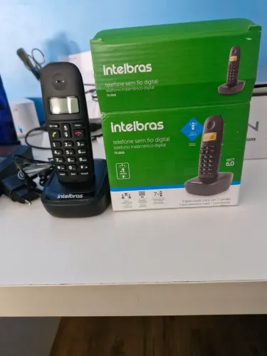 Telefone sem fio INTERBRAS TS-2510 Novo na embalagem.