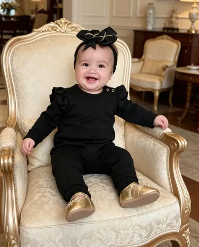 Lindo body Preto P Menina