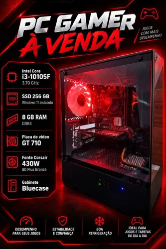 Cpu gamer i3 10105F 
