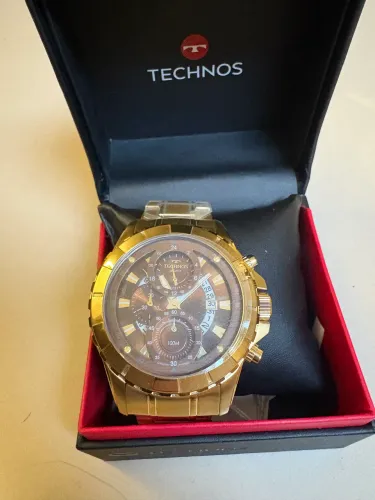 Relógio Technos Masculino Legacy Dourado