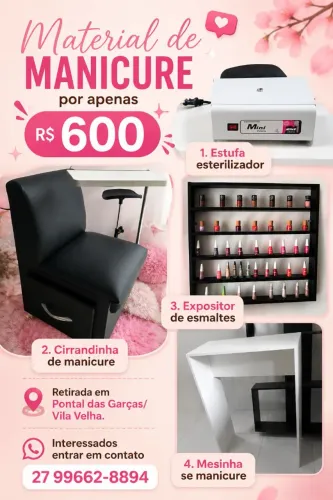 Material pra manicure 