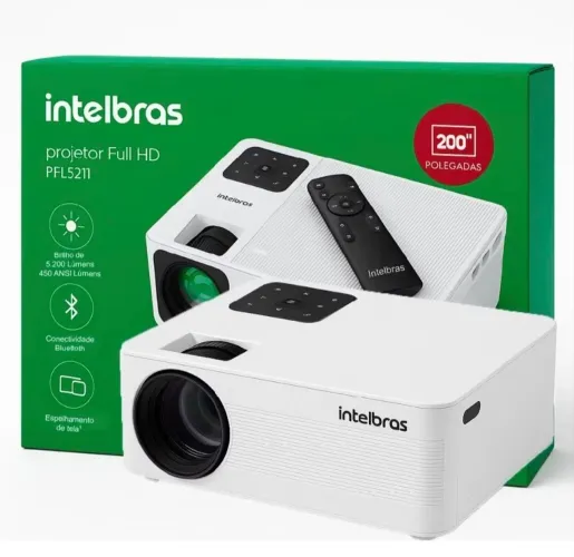 PROJETOR INTELBRAS FULL HD PFL5211 - IMAGEM DE CINEMA EM CASA!