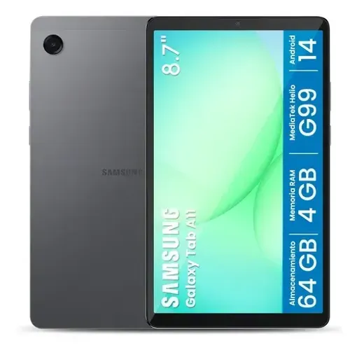 TABLET SAMSUNG Galaxy Tab A11, 64gb, 4gb Ram, Tela De 8.7 , Bateria 5.100ma Cinza