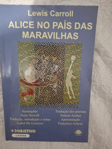 LIVRO ALICE NO PAÍS DAS MARAVILHAS EDITORA OBJETIVO