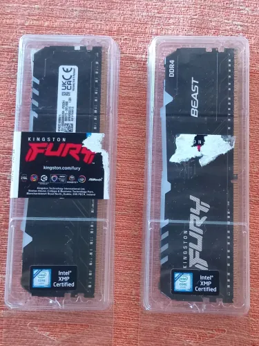 Memória Ram DDR4 32GB (2x 16) Kingston Fury 3200MHz