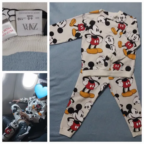 Conjunto Infantil Moleton Mickey