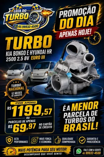 Loja do turbo tem a menor parcelas de turbo do brasil 