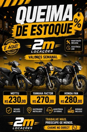 Atenção Alguém com moto pra alugar diaria