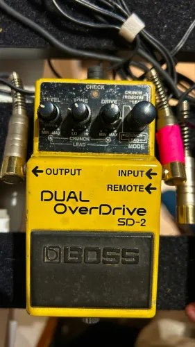 Pedal dual overdrive 1989 boss sd-2