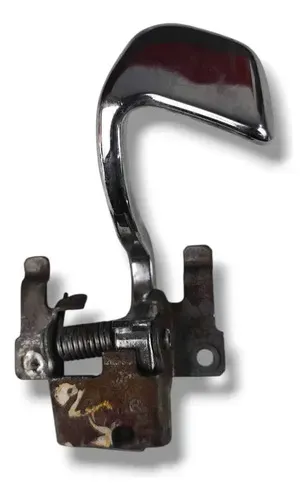 Maçaneta Interna Direita Gm Blazer S10 2001 A 2011 Prata Dianteira