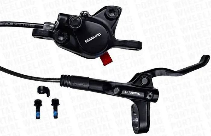 Freio hidráulico Shimano MT 200 traseiro produto novo e pronto para instalação 