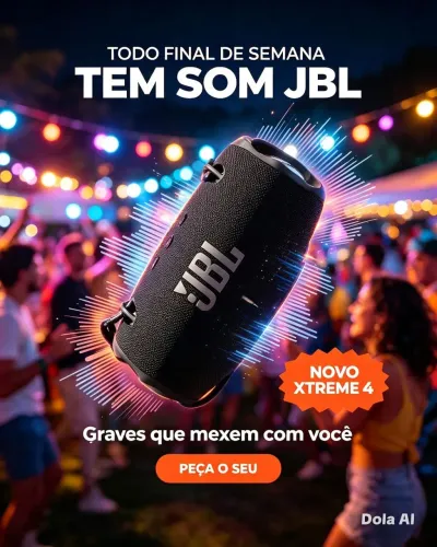 JBL extreme 4 novo na caixa