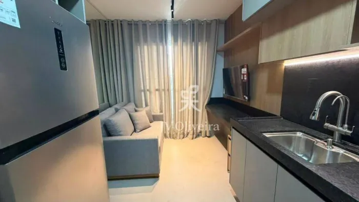 Apartamento com 1 dormitório para alugar, 25 m² por R$ 3.300/mês - Vila Butantã - São Paul