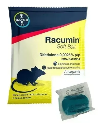 Raticida racumin envu c com 20 isca de 10grs