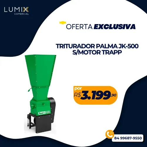 TRITURADOR PALMA JK-500 S/MOTOR TRAPP