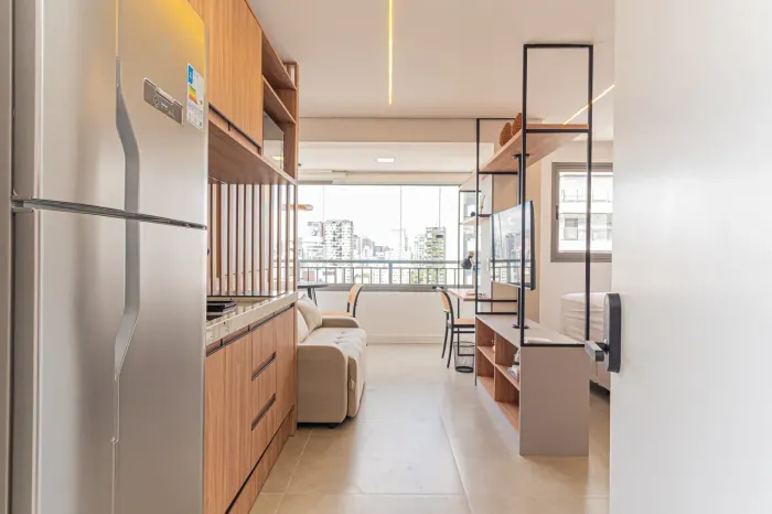 Apartamento mobiliado para locação na Vila Nova Conceição Conforto, Lazer Completo e Loca