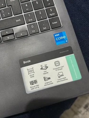 Notebook Samsung Book NP550XDA-KF2BR - Intel Core i5 11ª Geração | SSD NVMe | Tela Full HD