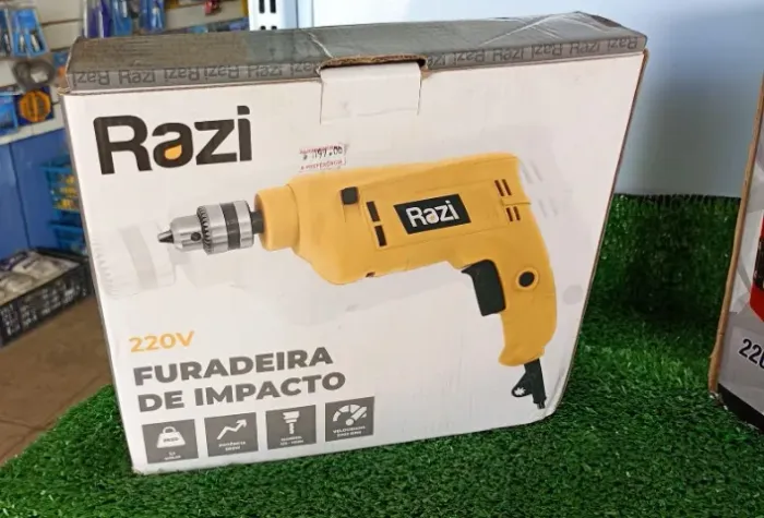 FURADEIRA DE IMPACTO RAZI 500W - 220V | MANDRIL 3/8"