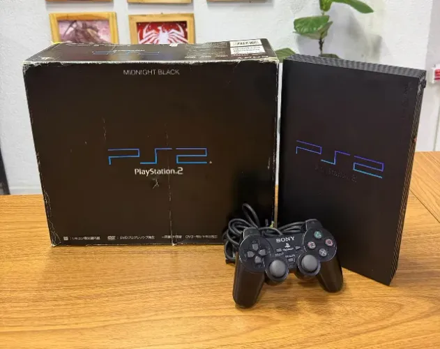 PS2 FAT MIDNIGHT BLACK SERIAL BATENDO