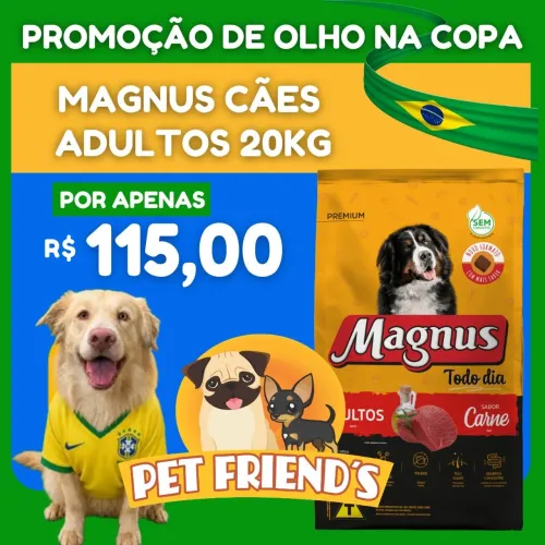 Ração magnus 20 k mega oferta 