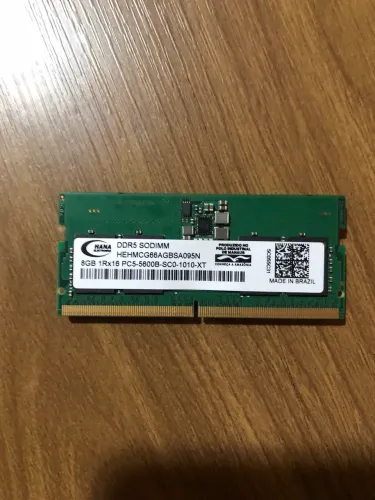 Memória RAM 8gb DDR5 4800mhz