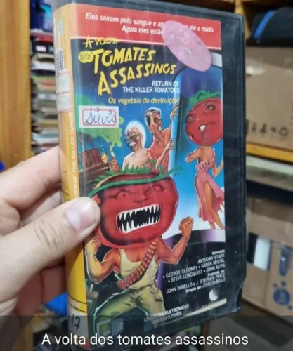 A Volta dos Tomates Assassinos vhs legendado terror