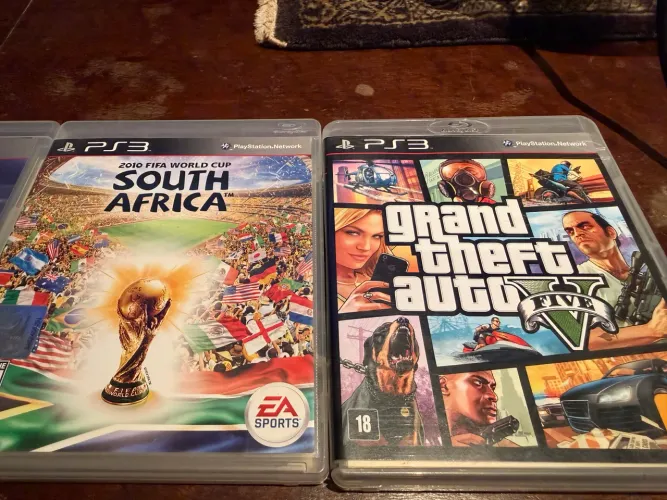 Lote 11 Jogos PS3 Originais - GTA V + Coleção FIFA e Esportes