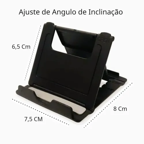Suporte para celular ou tablet - dobrável - portátil - R$15,00