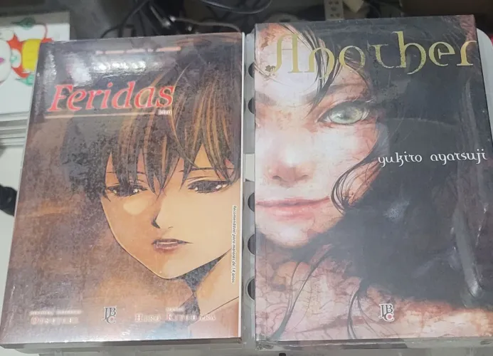 ANOTHER MANGÁ & FERIDAS MANGÁ * OS DOIS TÍTULOS LACRADOS (Yukito Agatsuji e Hiro Kiyohara)