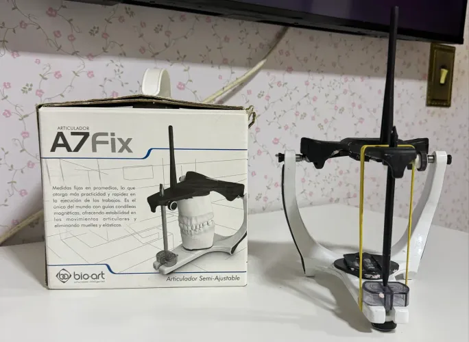 Articulador semi-ajustável A7 fix + arco facial (bio art)