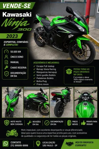 Kawasaki Ninja 300 - 2023