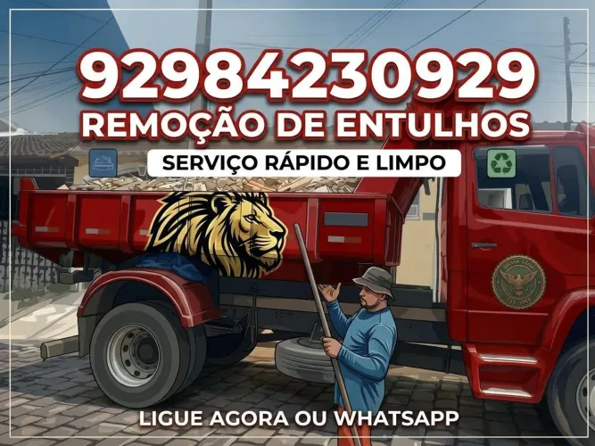 Entulho caçamba com ajudantes remoção de entulhos retirada de lixo caminhão caçamba