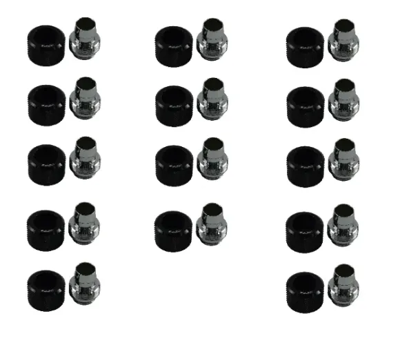 (NOVO) Kit 14x Fitting Conector Preto 3/8 x 1/2 G1/4 Mangueira Bykski Water Cooler Walter