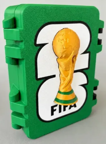 Porta figurinhas personalizável com seu nome