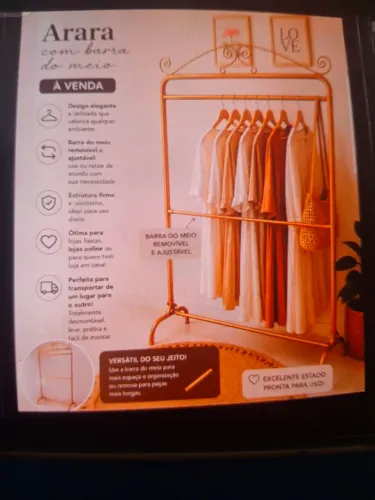Arara com barra no meio