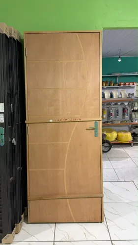 Porta Completa Pré Montada 80cm Quarto